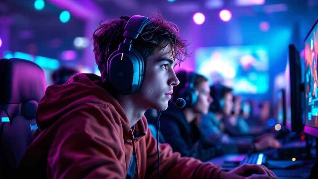 Live esports tournament broadcast
